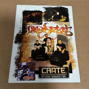 Limp Bizkit - Crate Amps - 1998 Print Advertisement